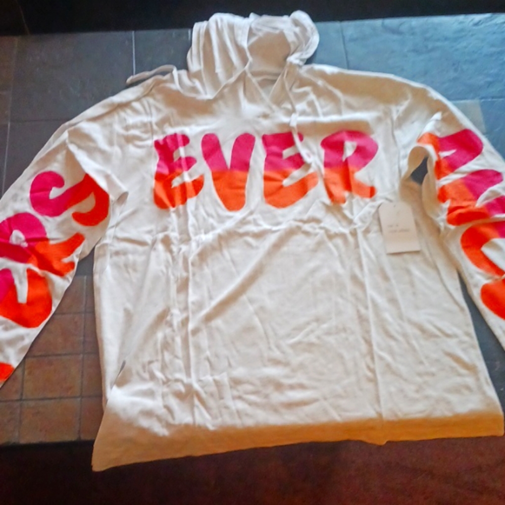 Long-sleeved hooded tee, NWT 2XL